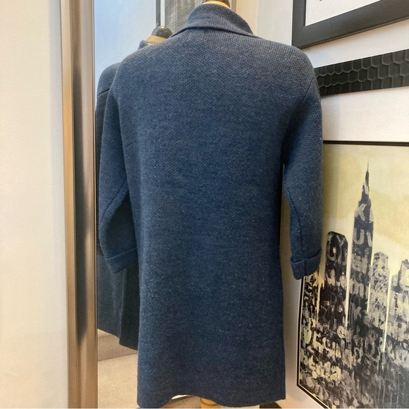 Cliche zip front wool blend knit cardigan - Picture 11 of 12